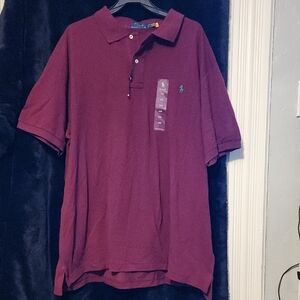Polo by Ralph Lauren Men's Polo Shirt - Burgundy